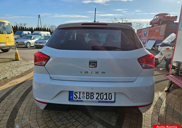 Seat Ibiza cena 45800 przebieg: 58800, rok produkcji 2020 z Szadek małe 742